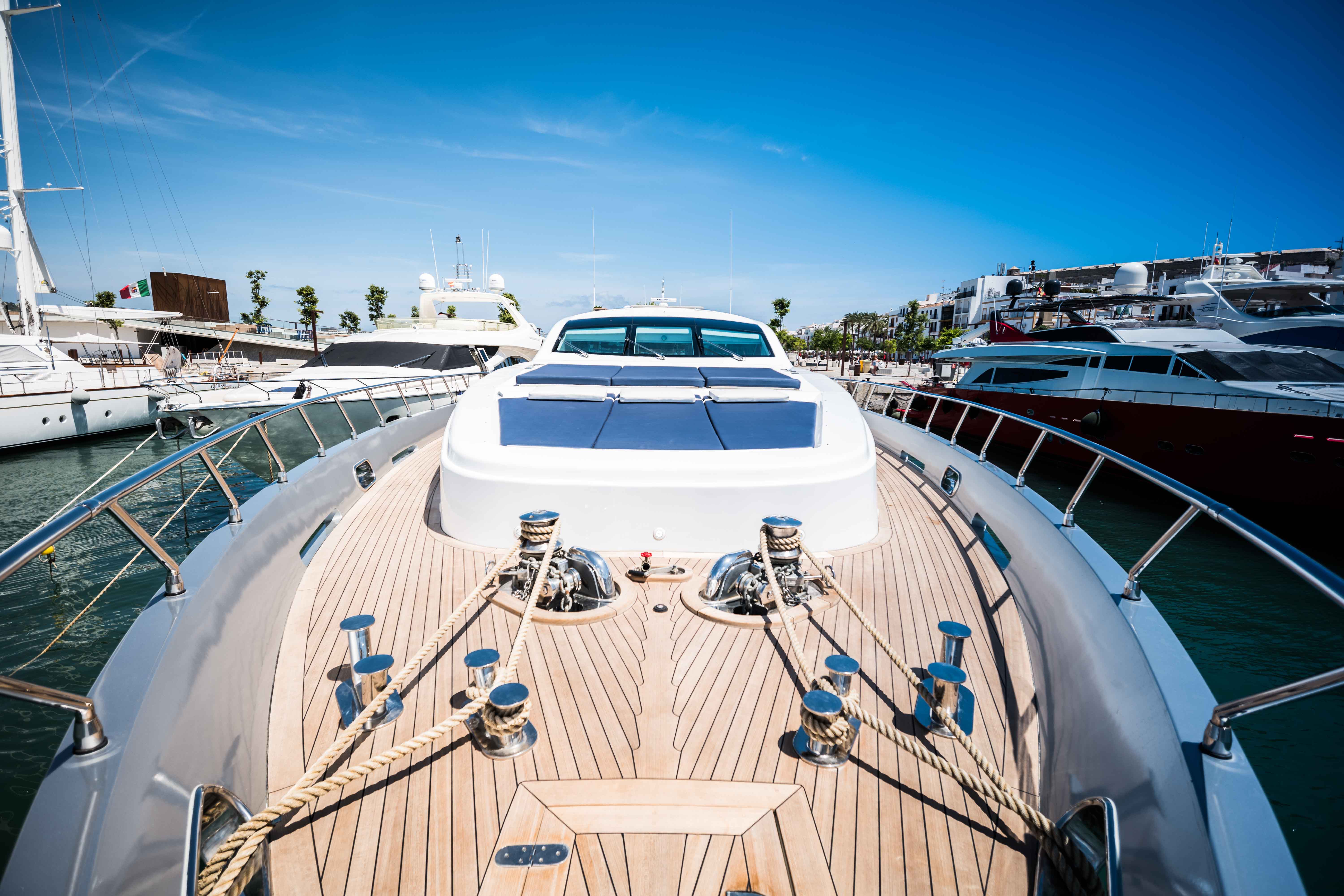 Ibiza yatch rental |  Tecnomar 36 Blue Jay