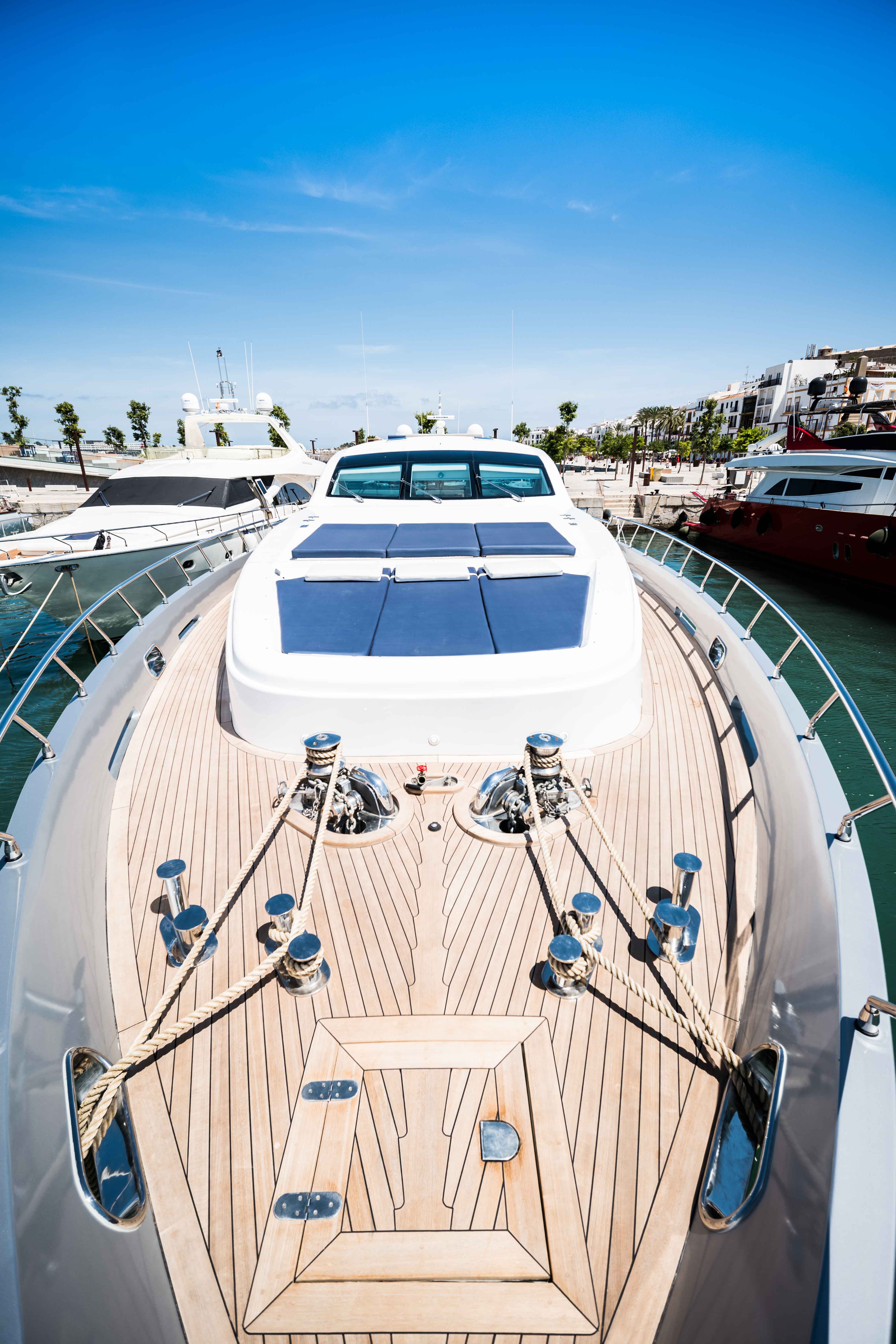 Ibiza yatch rental |  Tecnomar 36 Blue Jay