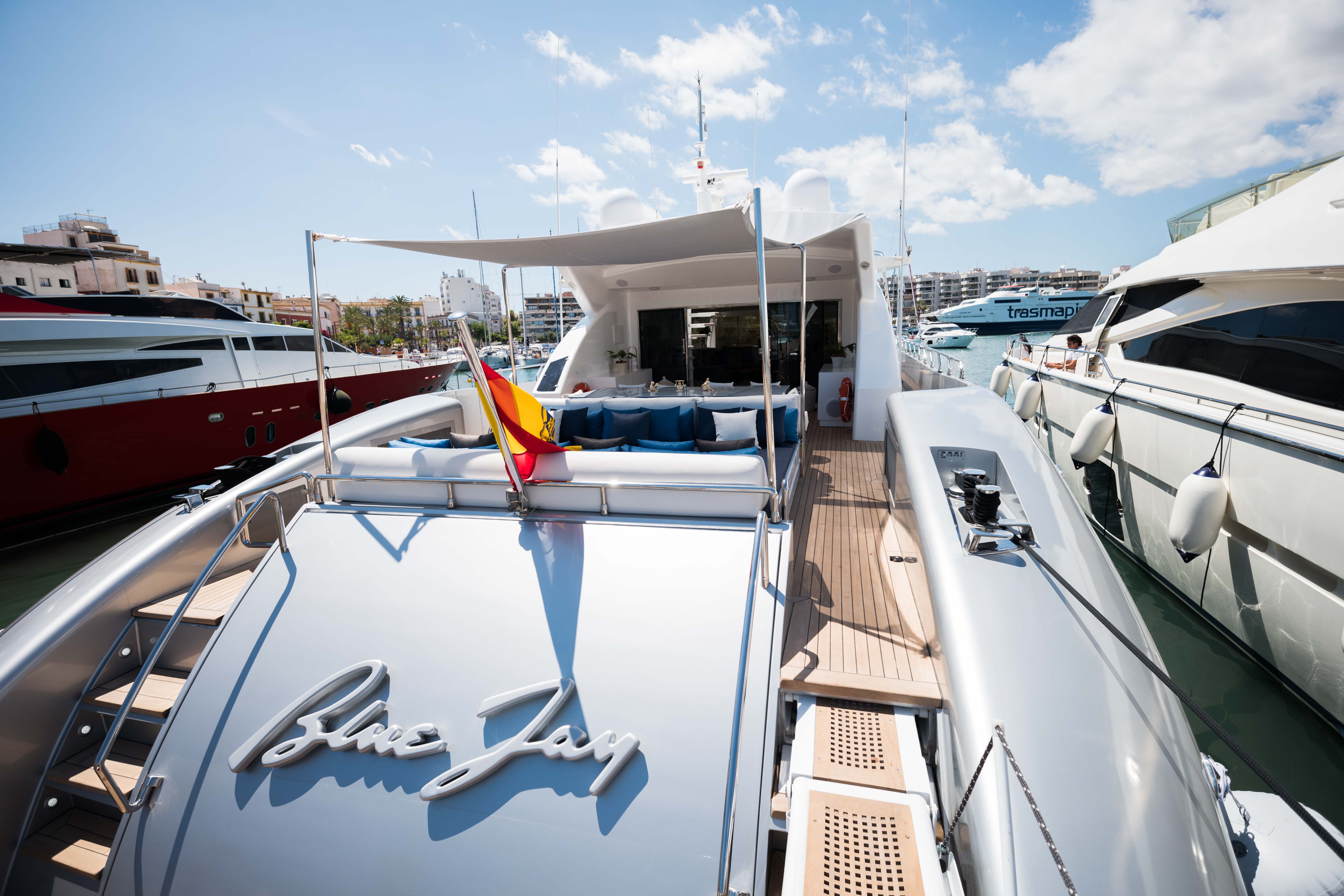 Ibiza yatch rental |  Tecnomar 36 Blue Jay