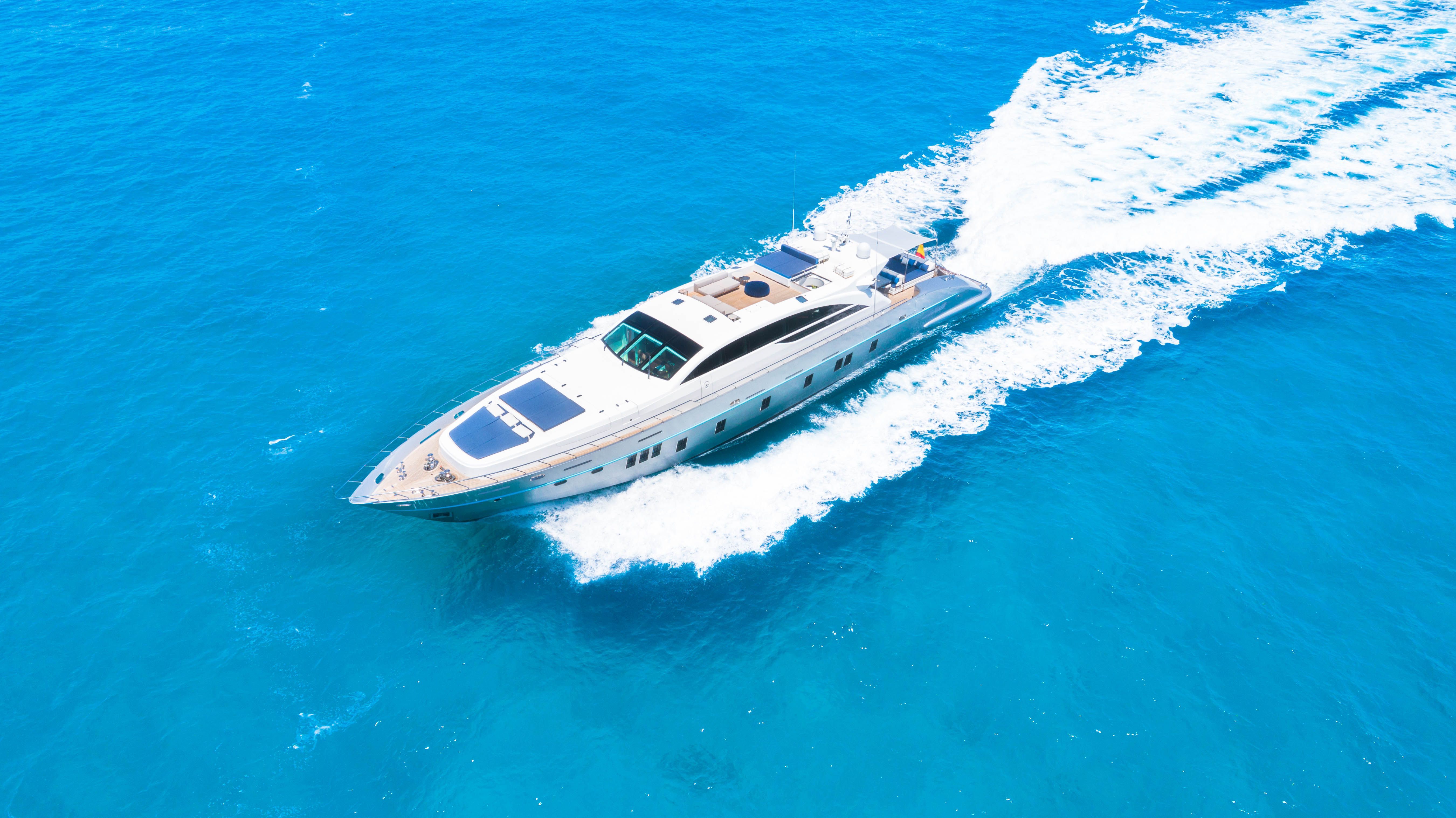 Ibiza yatch rental |  Tecnomar 36 Blue Jay