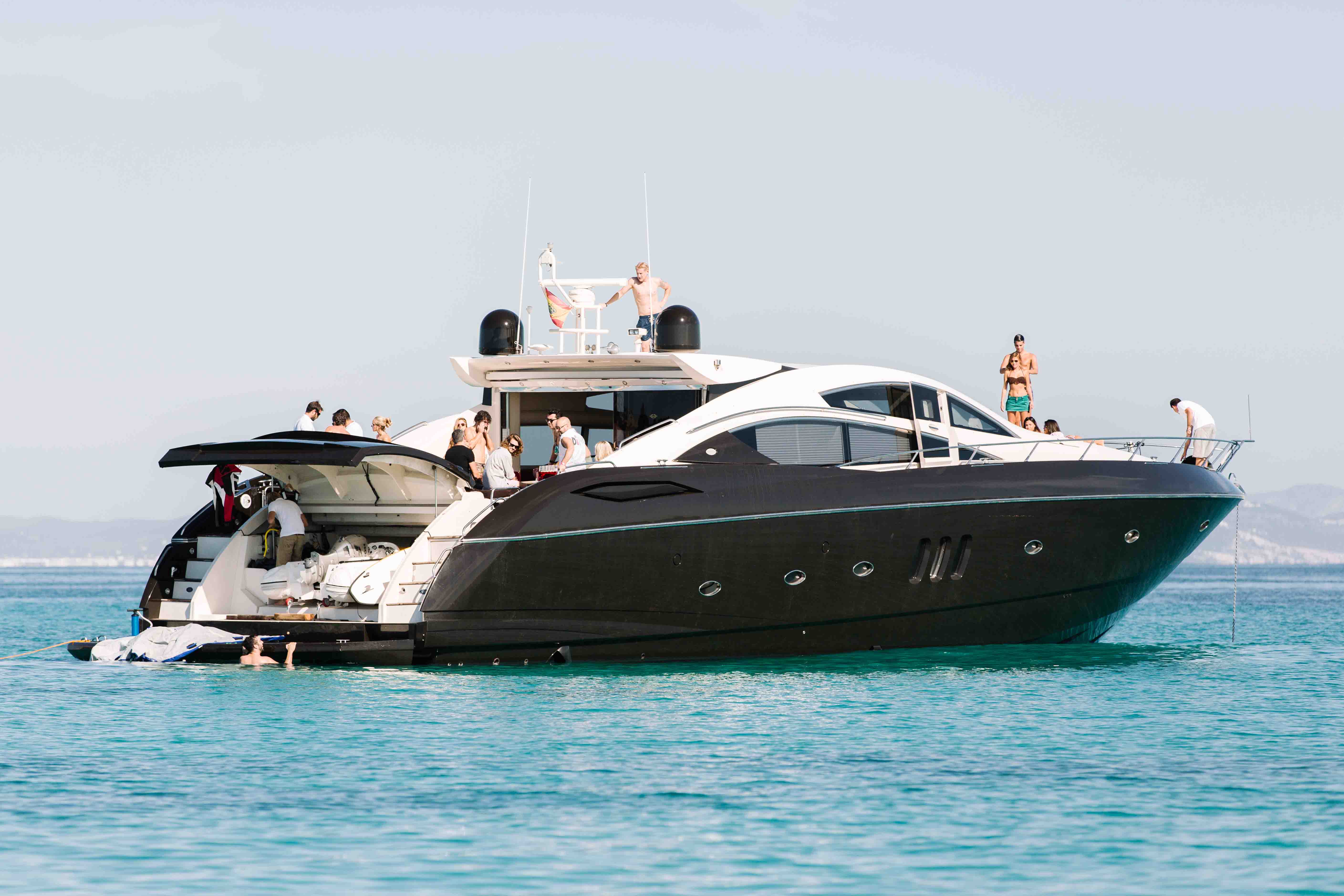 The luxury boats Ibiza for rent